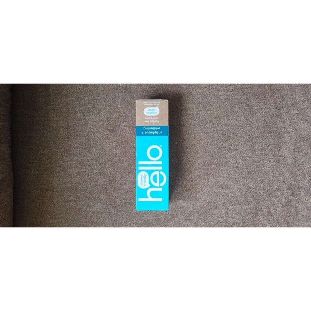 Hello flouride free whitening toothpaste unopened